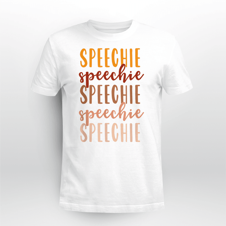 Speechie Retro Boho Speech Language Therapy SLP Gift T-Shirt
