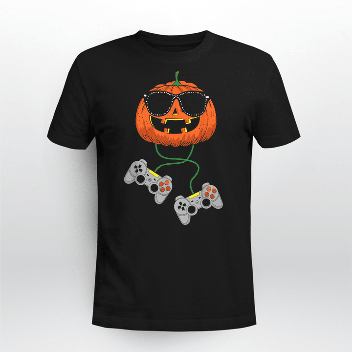 Halloween T-shirt Halloween Jack O Lantern Gamer
