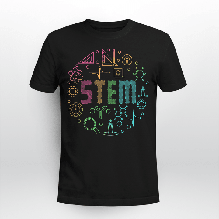 STEM Science Technology Engineering Math Teacher Gift T-Shirt