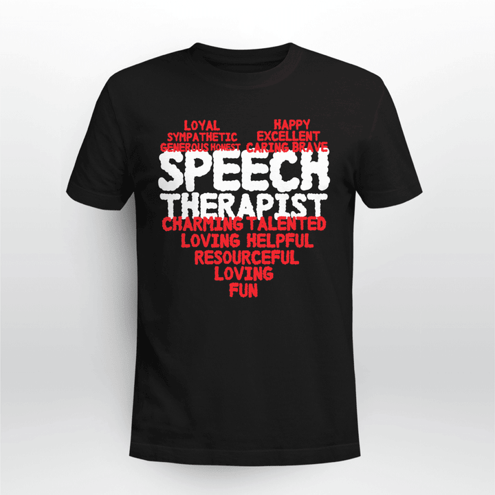 Speech Language Pathologist Unisex T-shirt SLP In My Heart 1
