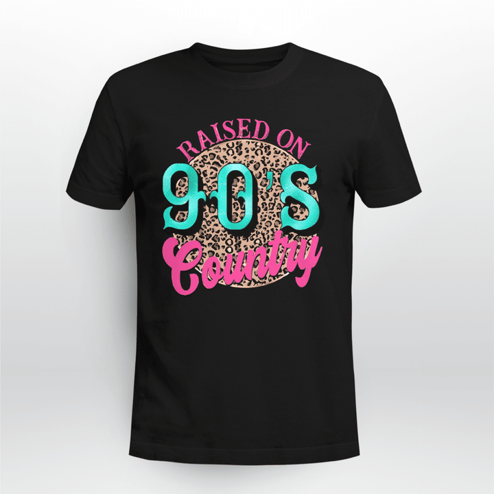 Country Music T-Shirt Raised On 90's Country