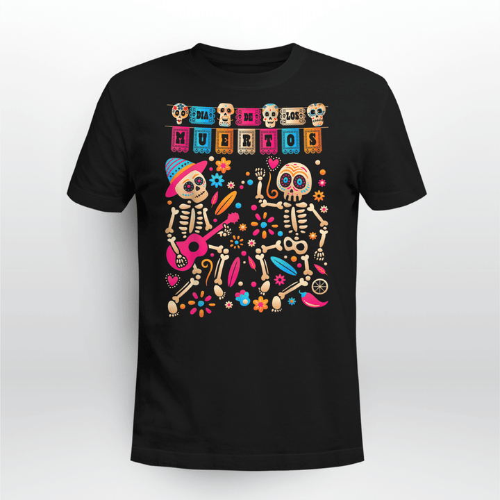 Day Of The Dead Classic T-Shirt Colorful Celebration