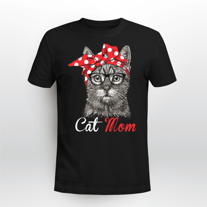 Cat Funny Classic T-Shirt Cat Mom