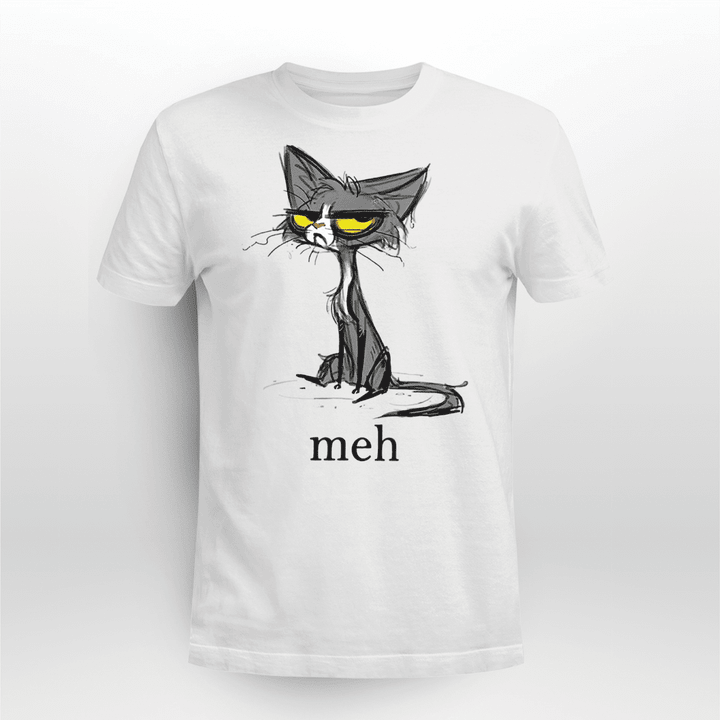 Cat Funny Classic T-Shirt Meh