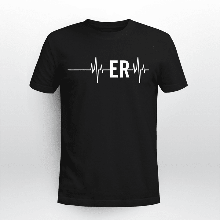 Nurse T-shirt ER My Heart Love