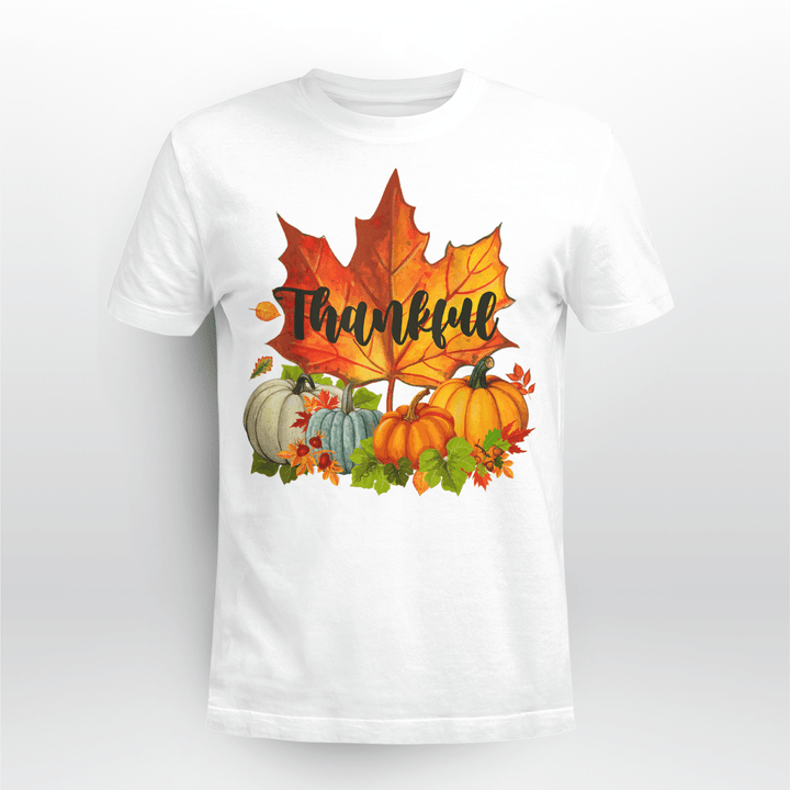 Thanksgiving Classic T-shirt Thankful Pumpkins