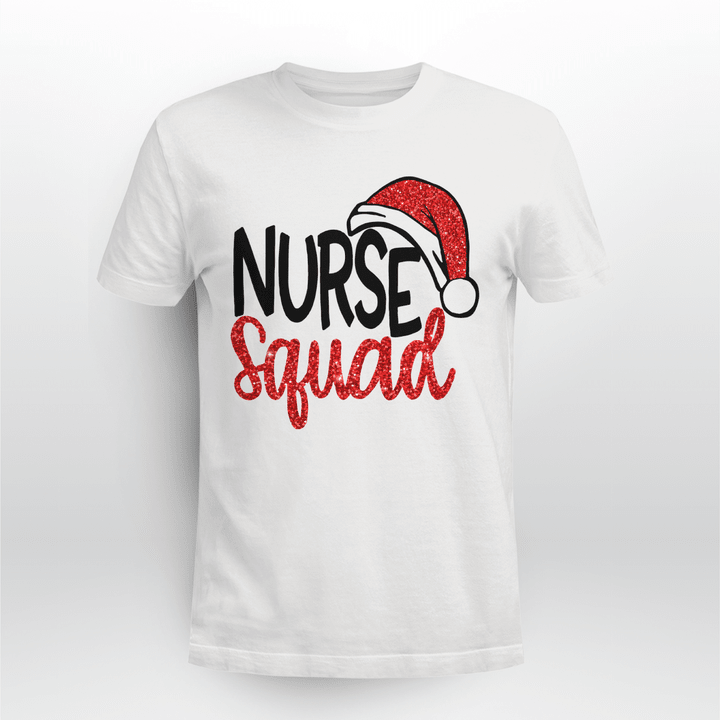 Nurse Classic T-shirt Nurse Squad Christmas