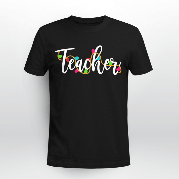 Teacher T-shirt Merry Christmas