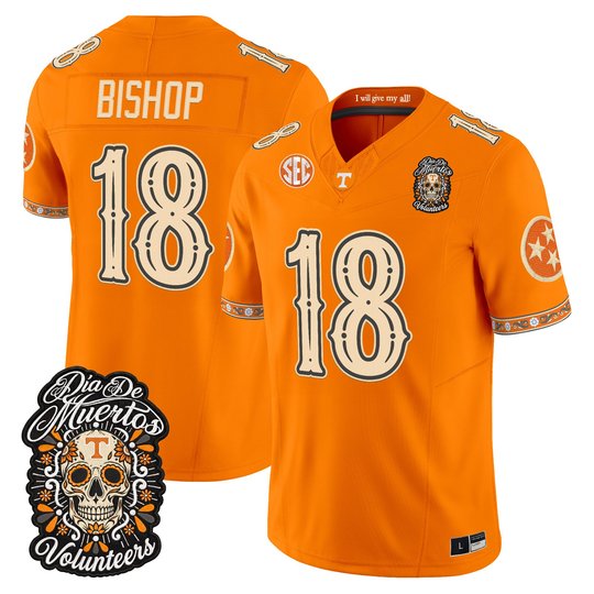 Men's Tennessee Volunteers Día de los Muertos Vapor Limited Jersey - All Stitched