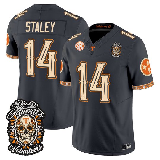 Men's Tennessee Volunteers Día de los Muertos Vapor Limited Jersey - All Stitched