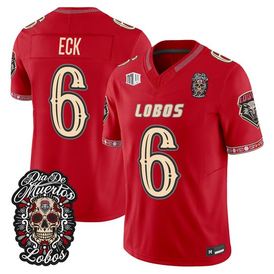 Men's New Mexico Lobos Día de los Muertos Vapor Limited Jersey - All Stitched