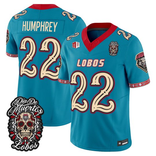 Men's New Mexico Lobos Día de los Muertos Vapor Limited Jersey - All Stitched