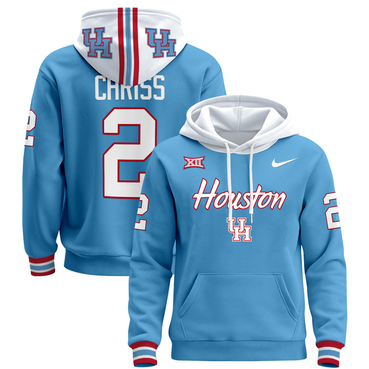 Men's Houston Cougars 2024 Pullover Hoodie V3 - All Stitched
