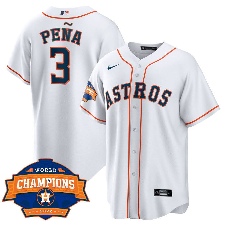 Jeremy Pena Los Astros Orange Jersey - All Stitched - Nebgift