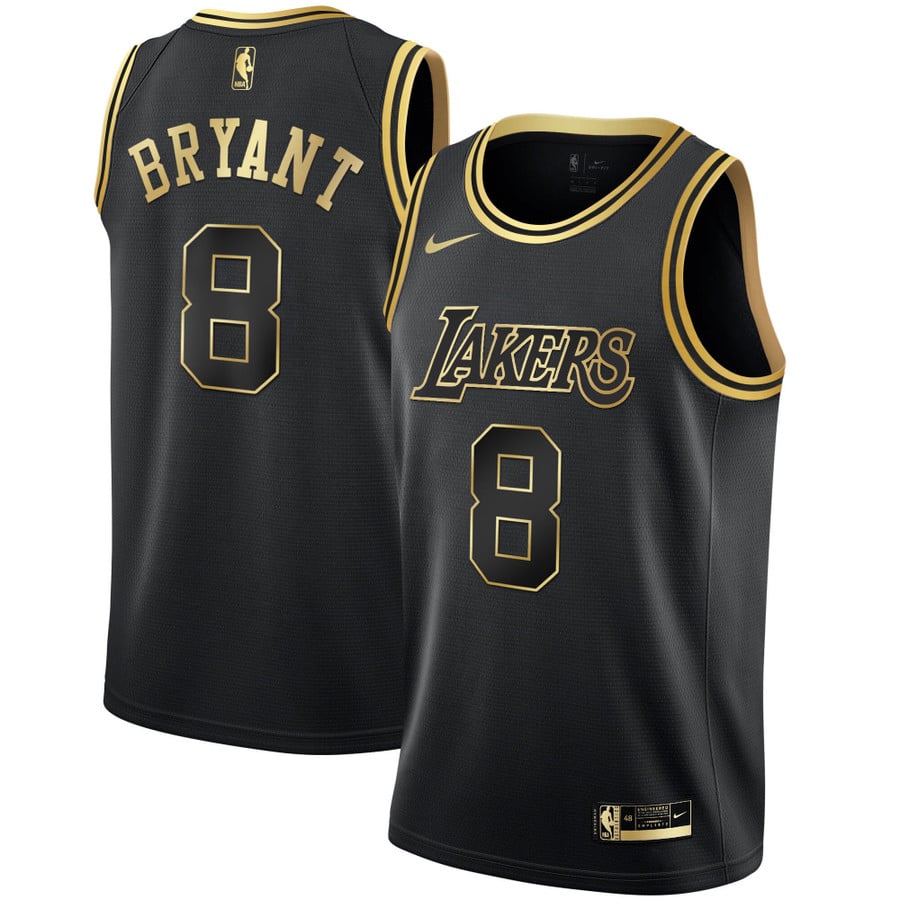 lakers gold and black jersey