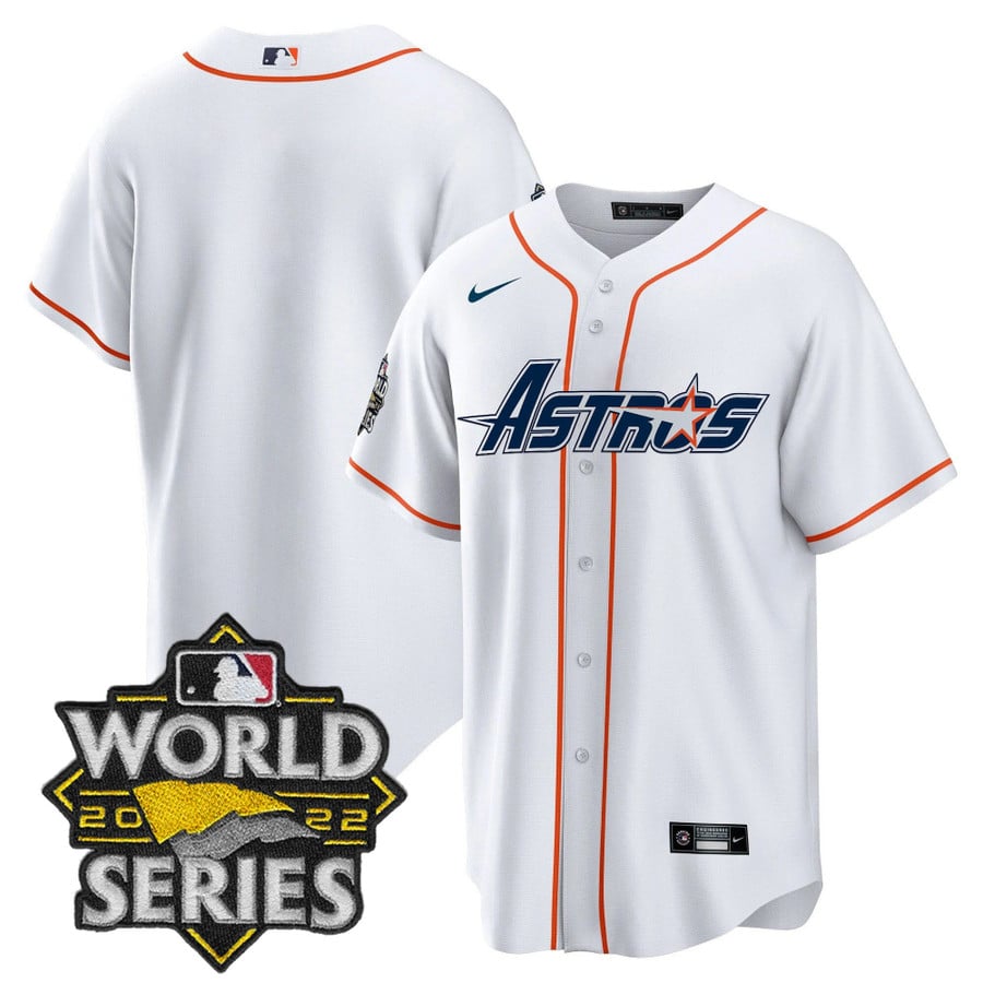 Top-selling Item] Custom 00 Houston Astros 2023 Men - White And Gold