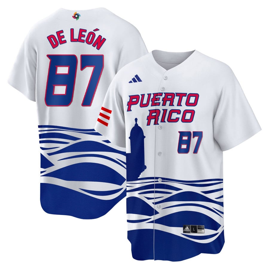 Youth's Puerto Rico 2023 World Baseball Classic Cool Base Jersey