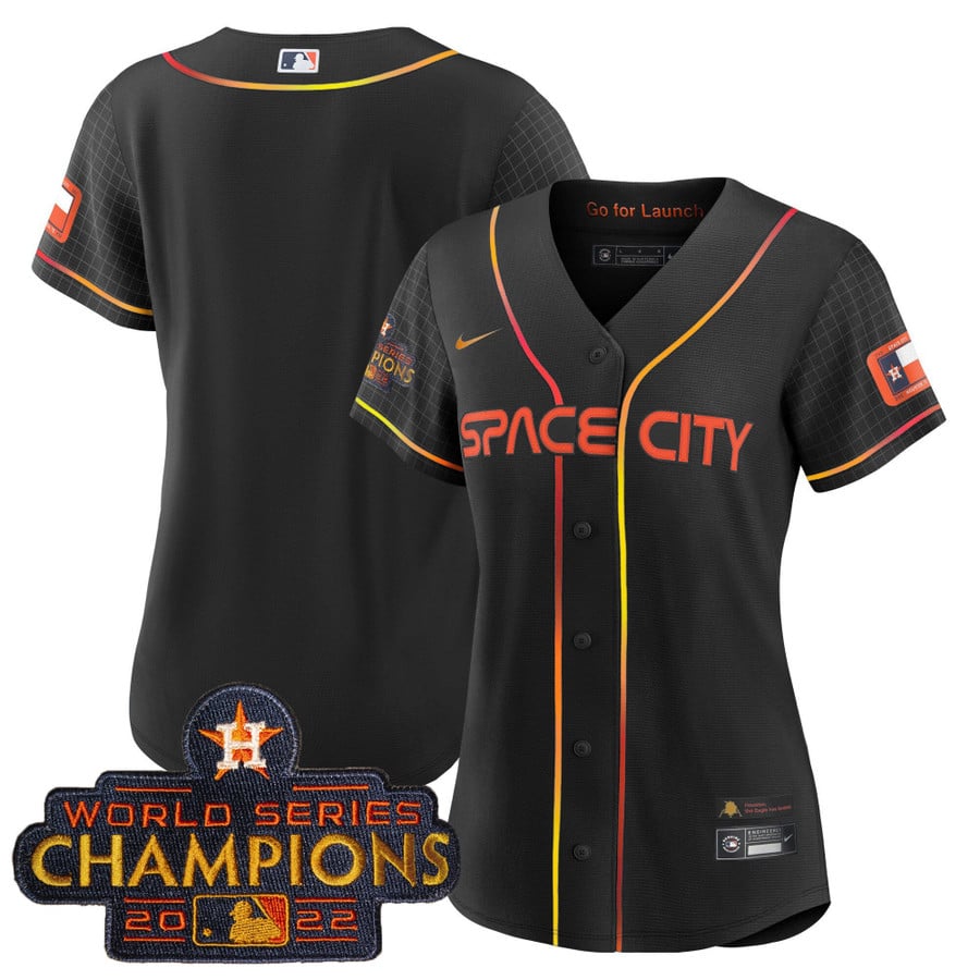 Women's Astros 2023 Space City Champions Jersey – All Stitched