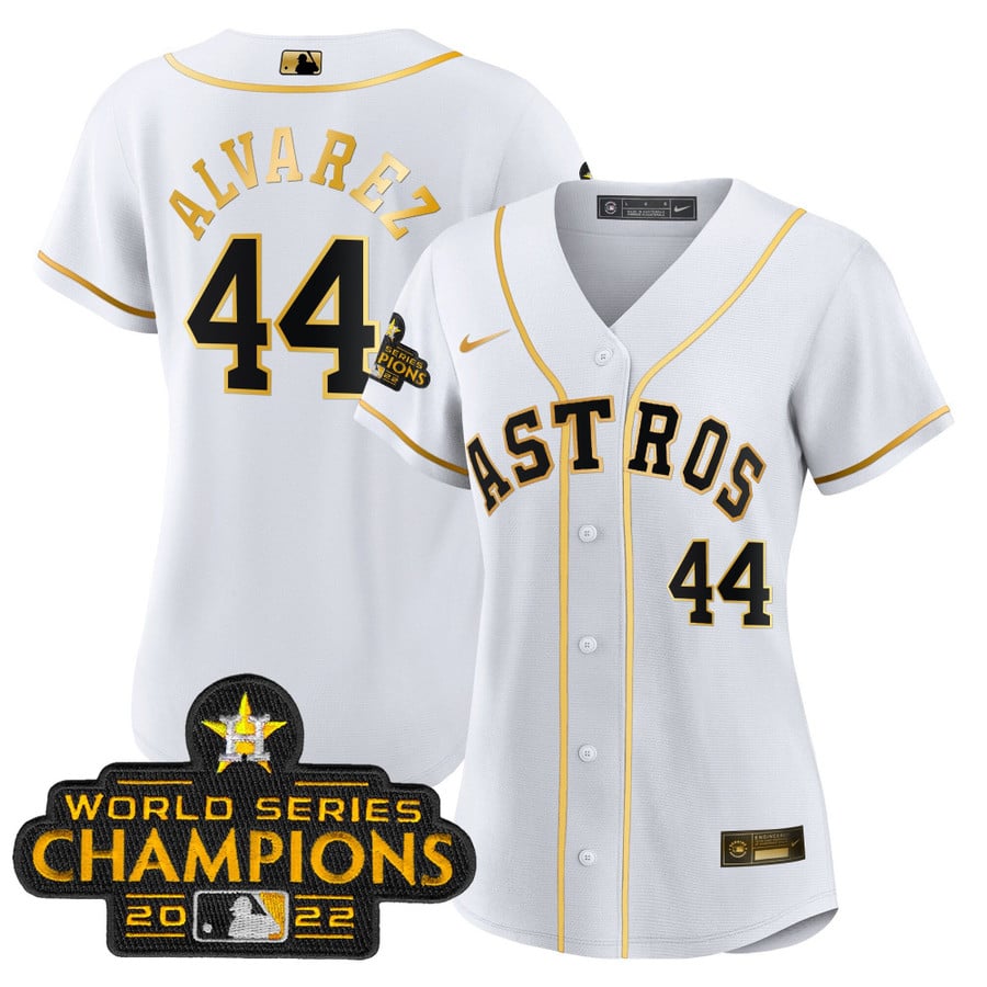 Women's Astros 2023 Gold Rush Collection Jersey – All Stitched - Nebgift