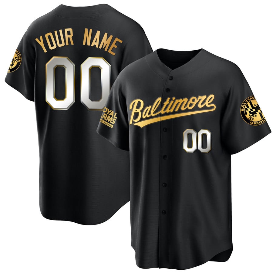 Baltimore Orioles 2023 Gold Cool Custom Jersey – All Stitched - Nebgift