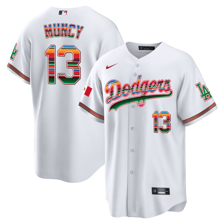 Men's Dodgers Mexico Cool Base Limited Jersey - All Stitched - Nebgift