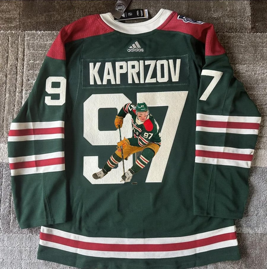 Minnesota Wild Kaprizov #97 Winter Classic Hockey Jersey Women's  Medium NEW