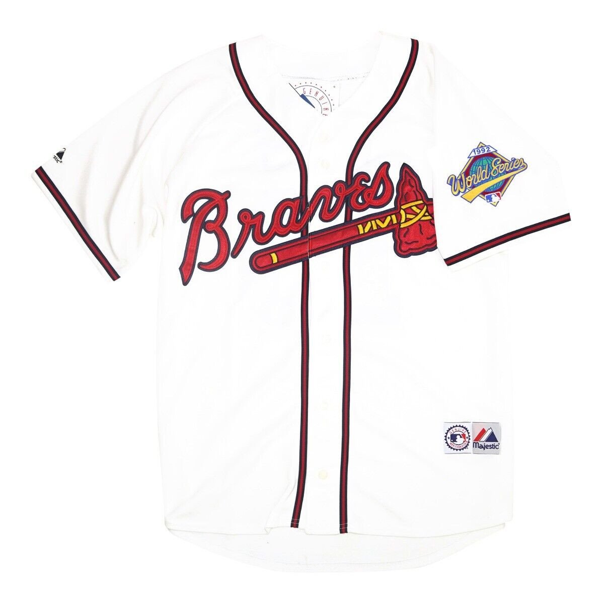 braves jersey youth large