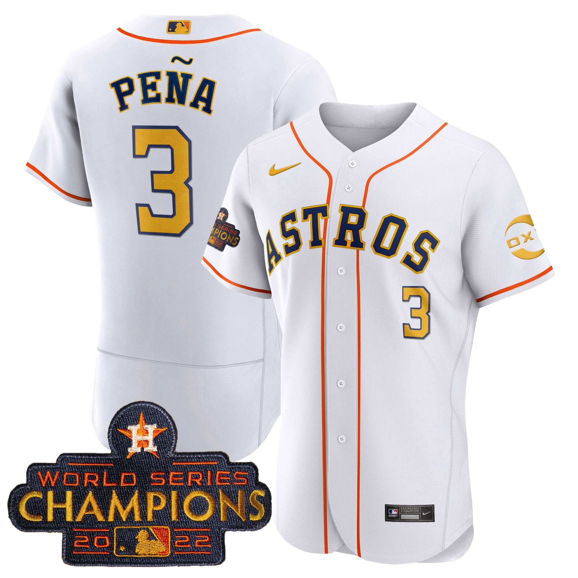 Baseball Jersey Houston Astros Jeremy Pena Pink Fashion Stitched