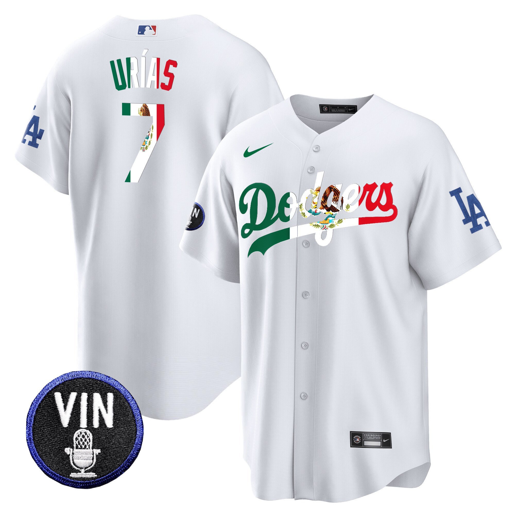 Dodgers Julio Urias Mexico Special Jersey - All Stitched - Nebgift