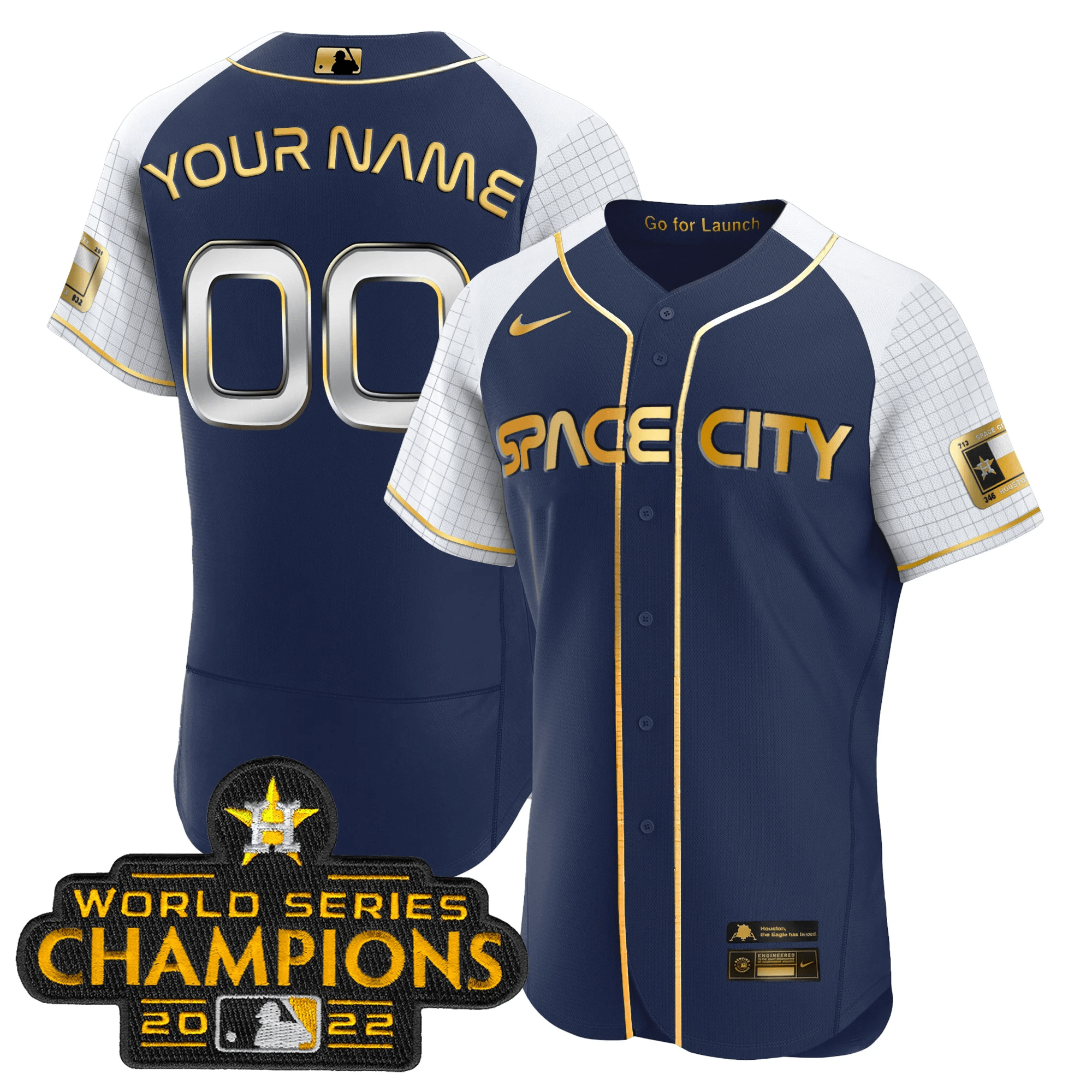 Women's Astros 2023 Space City Champions Jersey – All Stitched - Nebgift