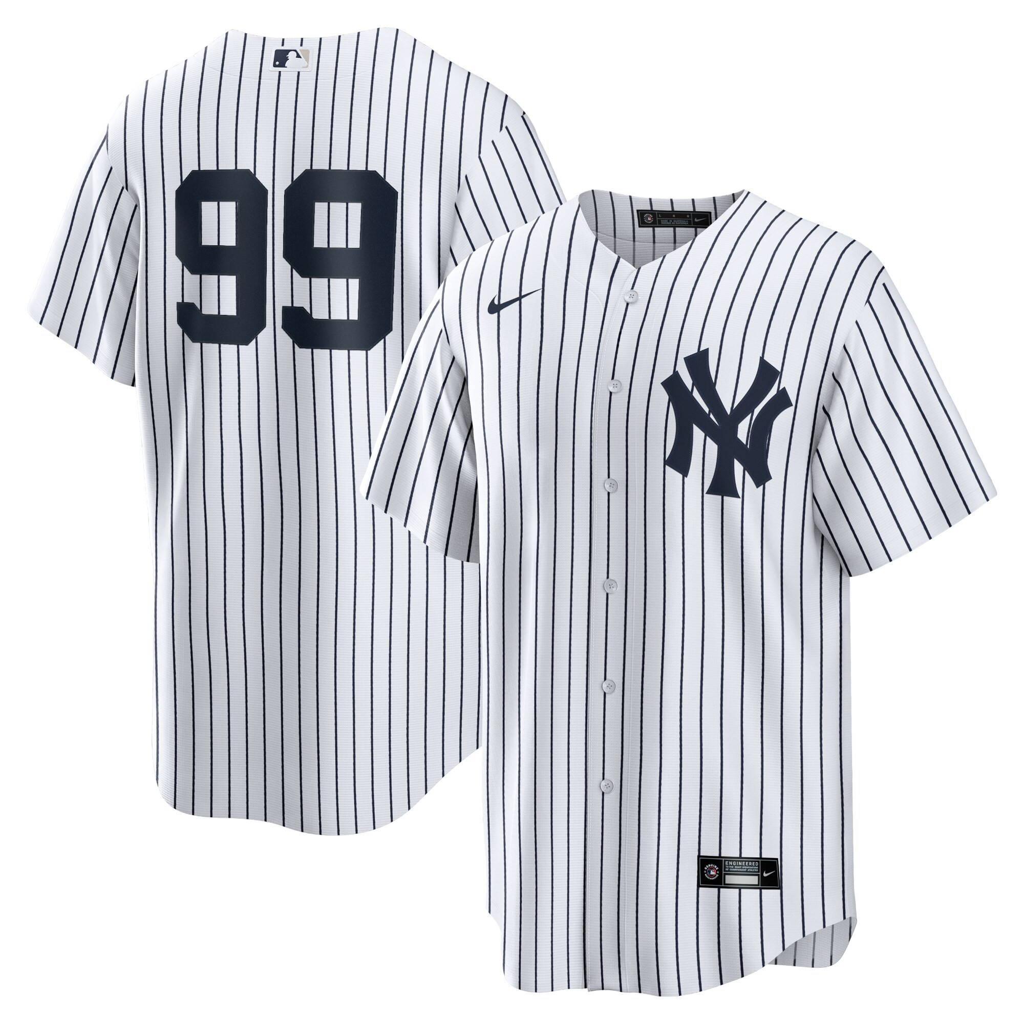 New York Yankees Aaron Judge 27 Championships Patch Jersey - All