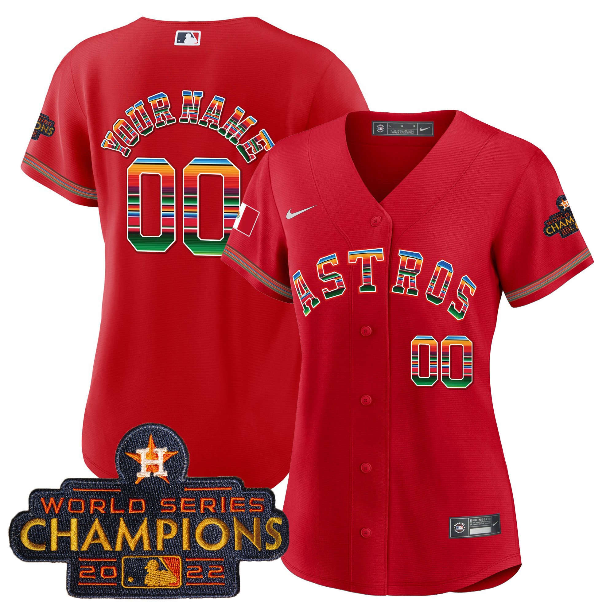 Astros 2023 Mexico Custom Jersey – All Stitched - Nebgift