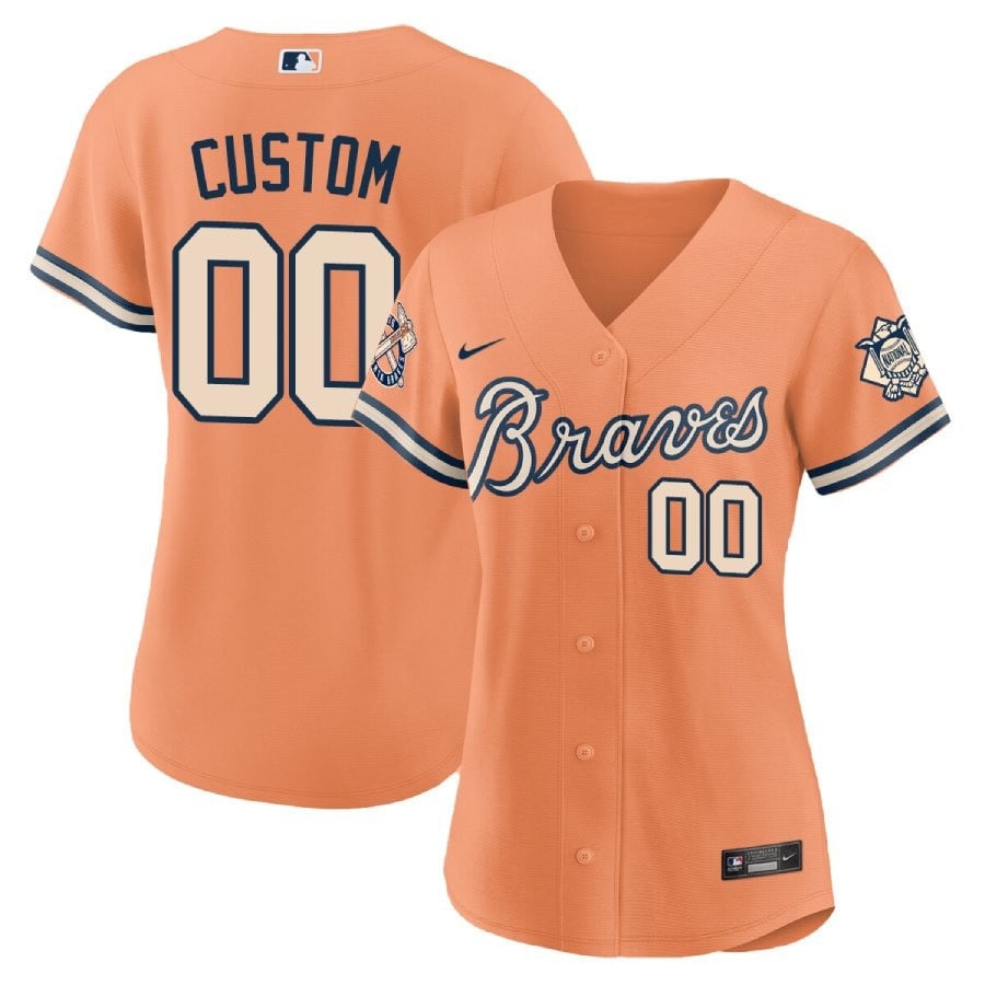 Atlanta Braves Atliens Cool Base Custom Jersey - All Stitched - Nebgift