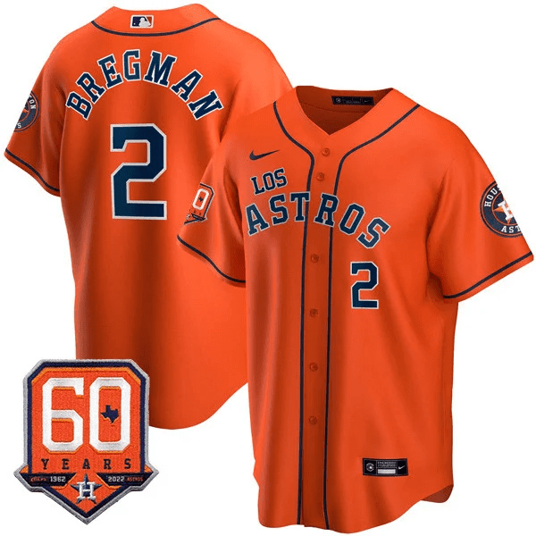 Men's Houston Los Astros Hispanic Heritage Champions Patch Jersey - All  Stitched