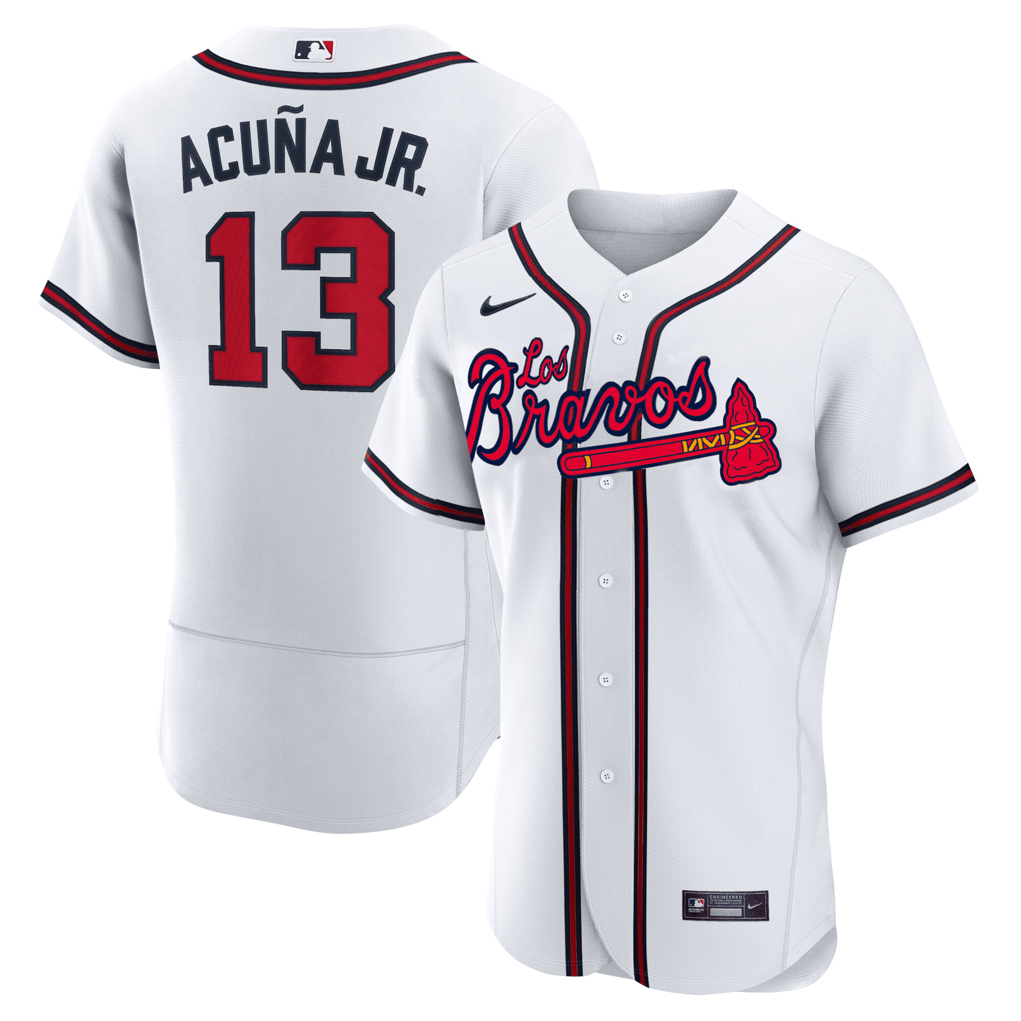 Ronald Acuna Jr. Atlanta Braves Red Jersey - All Stitched - Nebgift