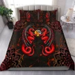 Premium Unique Dragon Red Quilt Bedding Set Ultra Soft and Warm LTANT090308DS