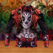 Premium Unique Rose Skull Girl Hoodie PVC010904
