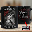Premium Quality Skull Couple Coffee Mug 3D Printed DNH010798MH