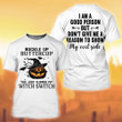 White Buckle Up ButterCup You Just Fpilped My Witch Switch T-Shirt | Monlovi