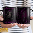 Touch My Coffee Violet Skull Coffee Mug TVN180804 | Monlovi