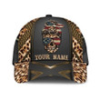 Awesome Skull Leopard Classic Cap Personalized Name | Ziror