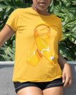Gold Ribbon Childhood Cancer Classic T-Shirt NPVC150910