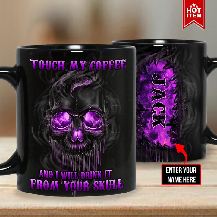 Halloween Gift - Customize 3D All Over Printed Skull Coffee Mug PHN0107MH
