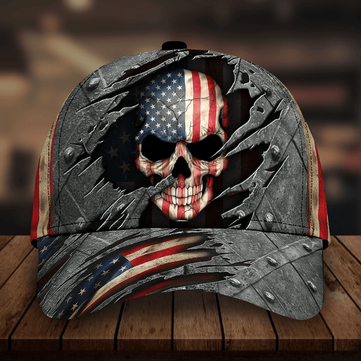 Premium Flag Skull Cap 3D Cotton Multicolored | Ziror