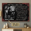 Personalised Unique Vintage The Day I Met You Canvas Collection TVN280901