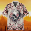 Premium Unique Skull Flower Hawaii Shirts TVN210707 | Monlovi