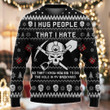 Ugly Sweater I Hug People I Hate TVN081102