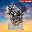 Premium Personalized US Navy T-Shirt PVC25020104