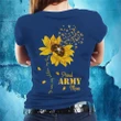 Unique Proud Army Mom Blue Color T-Shirt PVC24030403
