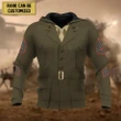 Premium Custom Rank US Marines Uniform For Veteran Hoodie PVC23010106